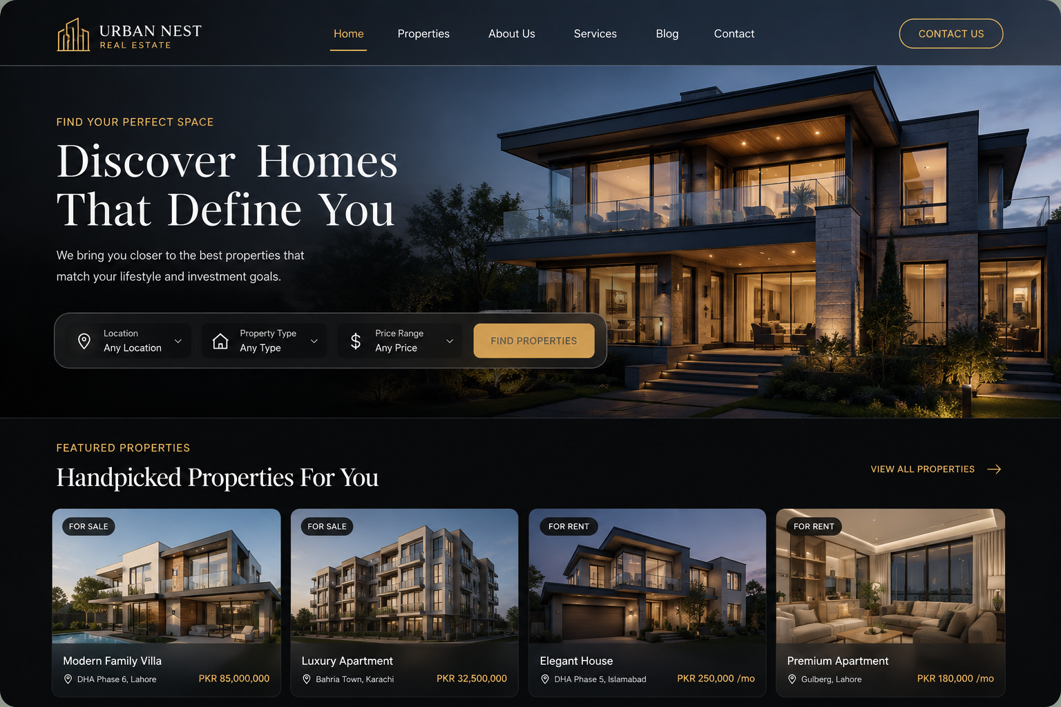 RealEstate project preview