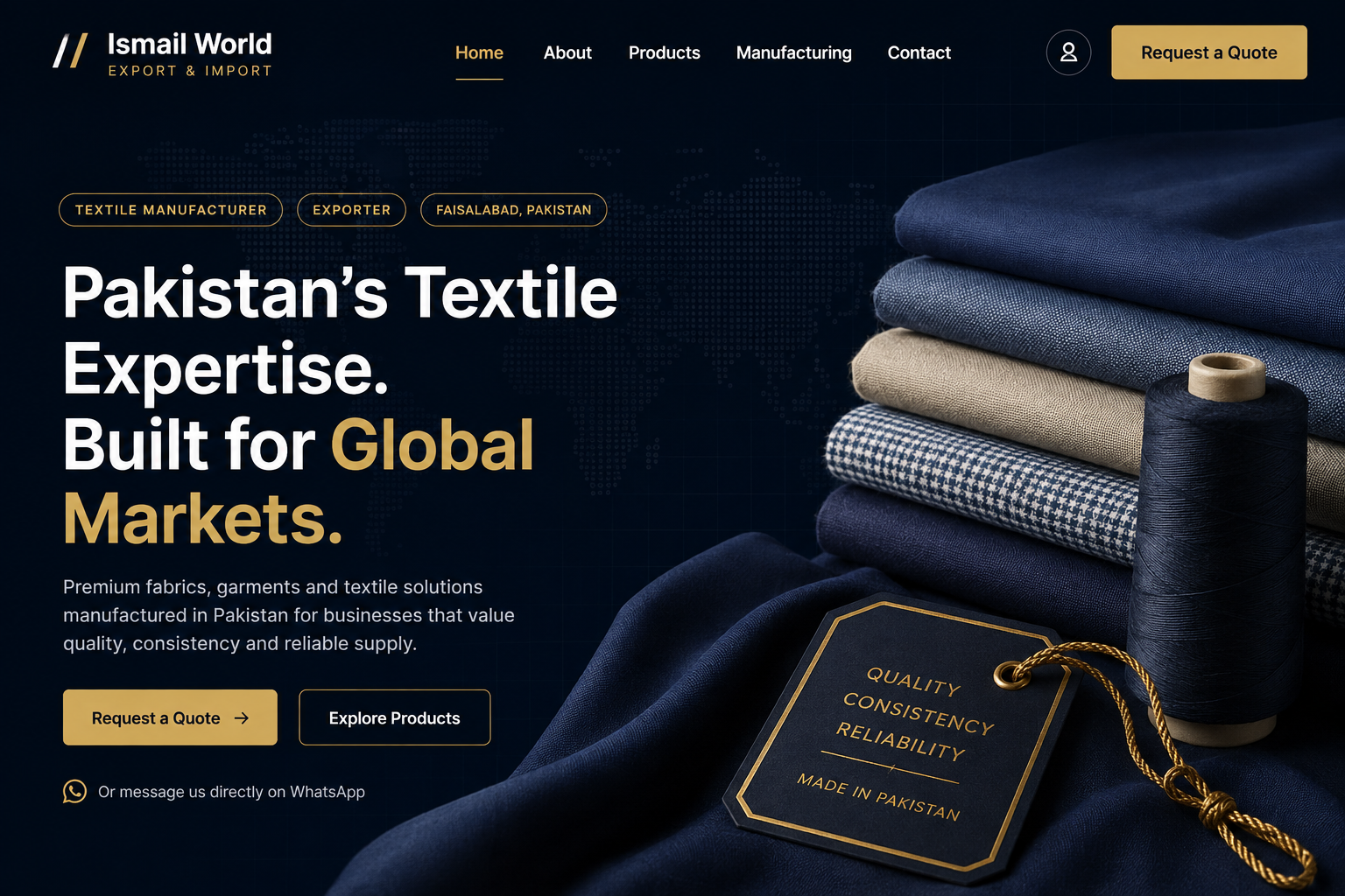 Ismail World Export & Import project preview